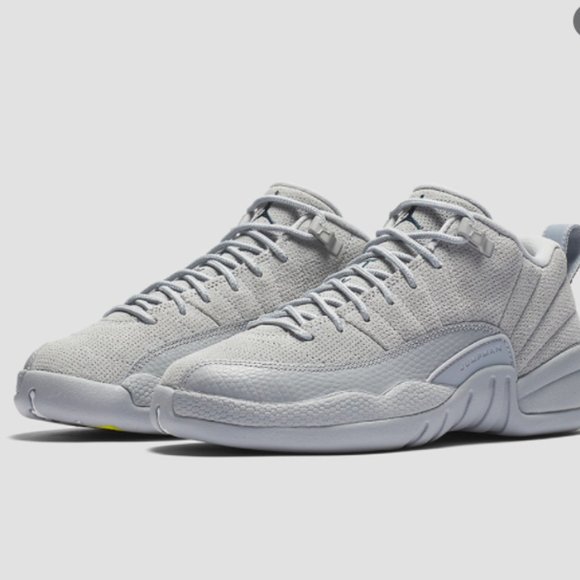 jordan 12 low wolf grey aj12 wolf grey suede - Picture 1 of 6